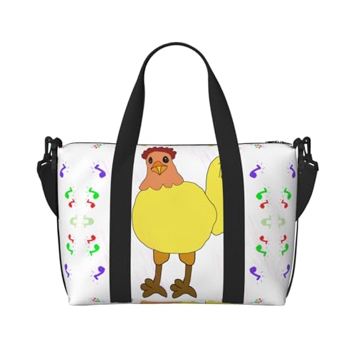 singing hen Damen Handtasche Crossbody Reisetasche Casual Handtasche mit Reißverschluss Geeignet für Arbeit Reisen Fitness Reisen singing hen Damen Handtasche Crossbody Reisetasche Casual Handtasche mit Reißverschluss Geeignet für Arbeit Reisen Fitness Reisen von WZYCWB