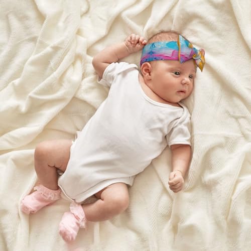 WZYWHJ Abstraktes Ölgemälde, Babyschleife, Stirnbänder und elastische, weiche Haar-Accessoires für Neugeborene und Mädchen WZYWHJ Abstraktes Ölgemälde, Babyschleife, Stirnbänder und elastische, weiche Haar-Accessoires für Neugeborene und Mädchen von WZYWHJ