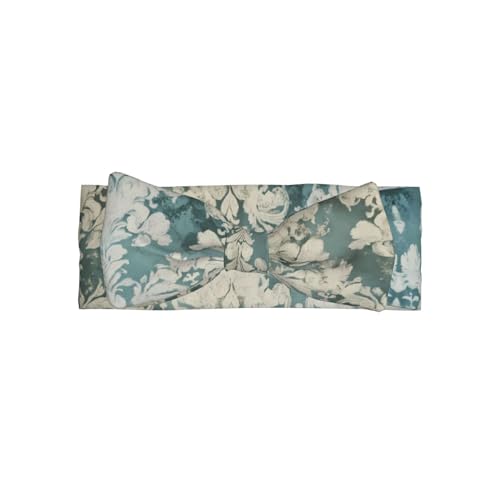 WZYWHJ Babyschleife im Retro-Stil mit Stoff-Bild und elastischem, weichem Haarschmuck für Neugeborene und Mädchen von WZYWHJ