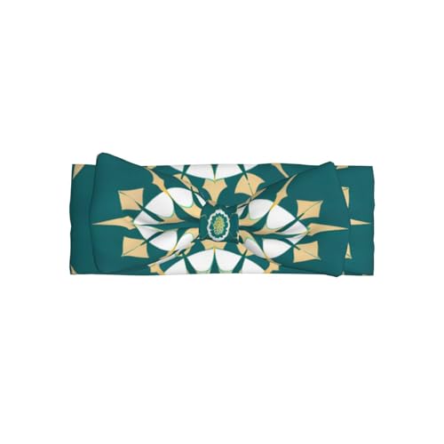 WZYWHJ Babyschleife im exotischen Stil mit floralem Bild und elastischem, weichem Haarschmuck für Neugeborene und Mädchen von WZYWHJ