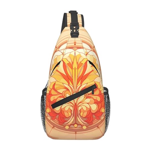 WZYWHJ Blooming Yellow Flowers Prints Herren Casual Crossbody Brusttasche mit hoher Speicherkapazität und verstellbarem Schultergurt WZYWHJ Blooming Yellow Flowers Prints Herren Casual Crossbody Brusttasche mit hoher Speicherkapazität und verstellbarem Schultergurt von WZYWHJ