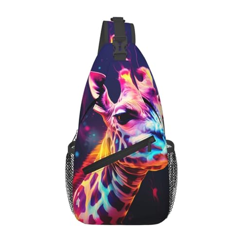 WZYWHJ Bunte Umhängetasche für Herren, mit Giraffen-Druck, mit hoher Speicherkapazität und verstellbarem Schultergurt WZYWHJ Bunte Umhängetasche für Herren, mit Giraffen-Druck, mit hoher Speicherkapazität und verstellbarem Schultergurt von WZYWHJ