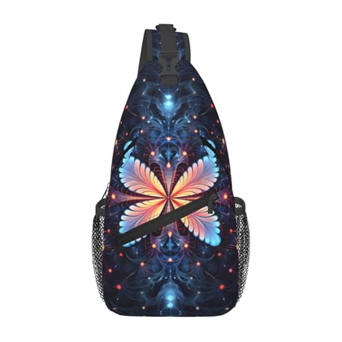 WZYWHJ Cyclic Flowers Printing Herren Casual Crossbody Brusttasche mit hoher Speicherkapazität und verstellbarem Schultergurt WZYWHJ Cyclic Flowers Printing Herren Casual Crossbody Brusttasche mit hoher Speicherkapazität und verstellbarem Schultergurt von WZYWHJ