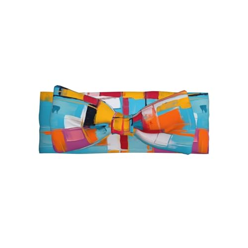 WZYWHJ Farbblock-Bild Baby Schleife Stirnbänder und elastische, weiche Haar-Accessoires für Neugeborene und Mädchen WZYWHJ Farbblock-Bild Baby Schleife Stirnbänder und elastische, weiche Haar-Accessoires für Neugeborene und Mädchen von WZYWHJ