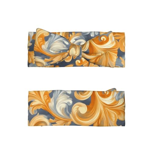 WZYWHJ Goldene Blumen Bild Baby Schleife Stirnbänder und elastische, weiche Haar-Accessoires für Neugeborene und Mädchen WZYWHJ Goldene Blumen Bild Baby Schleife Stirnbänder und elastische, weiche Haar-Accessoires für Neugeborene und Mädchen von WZYWHJ