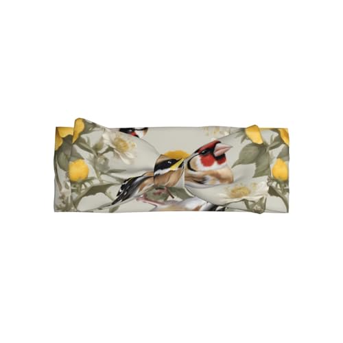 WZYWHJ Goldfinch Prints Baby Schleife Stirnbänder und elastische weiche Haar-Accessoires für Neugeborene und Mädchen von WZYWHJ
