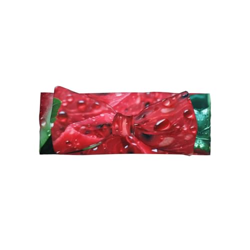 WZYWHJ Haarbänder mit grobem Wassermelonen-Druck, Baby-Schleife, elastisch, weich, Haar-Accessoires für Neugeborene und Mädchen von WZYWHJ