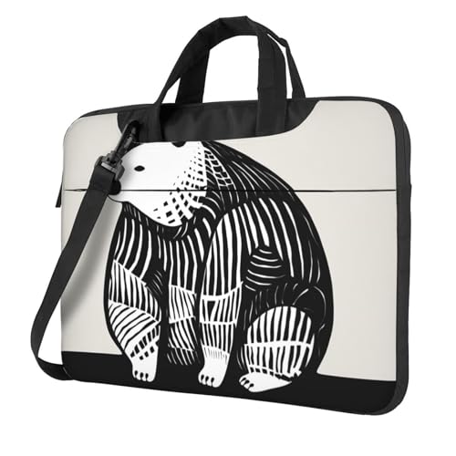 WZYWHJ Laptoptasche, 13 Zoll (33 cm), mit weichem Innenfutter, mehreren Taschen, ideal für Herren, Reisen und Business von WZYWHJ