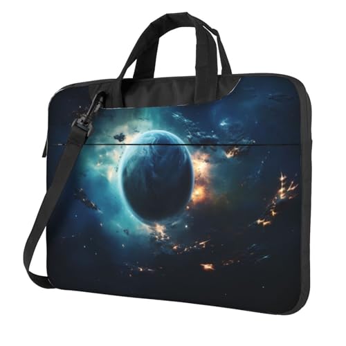 WZYWHJ Laptoptasche, 35,6 cm (14 Zoll), mit weichem Innenfutter, mehreren Taschen, ideal für Herren, Reisen und Business von WZYWHJ