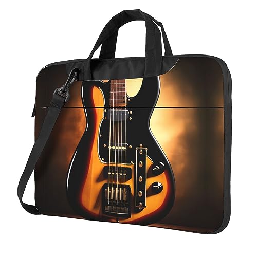 WZYWHJ Laptoptasche mit Instrumentalgitarre – mit weichem Innenfutter, mehreren Taschen – ideal für Männer, Reisen und Business, Schwarz, 13 inch WZYWHJ Laptoptasche mit Instrumentalgitarre – mit weichem Innenfutter, mehreren Taschen – ideal für Männer, Reisen und Business, Schwarz, 13 inch von WZYWHJ