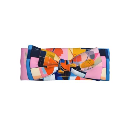 WZYWHJ Matisse-Stil, abstrakte Gemälde, bedruckte Baby-Schleifen-Haarbänder und elastische, weiche Haar-Accessoires für Neugeborene und Mädchen von WZYWHJ