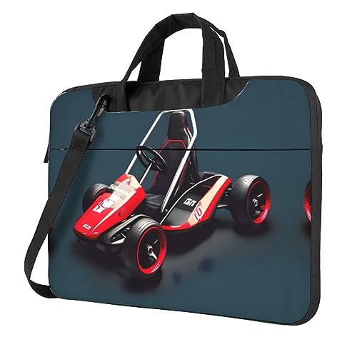 WZYWHJ Mini-Kart-Print-Laptop-Tasche, mit weichem Innenfutter, mehreren Taschen, ideal für Herren, Reisen und Business, Schwarz, 13 Zoll WZYWHJ Mini-Kart-Print-Laptop-Tasche, mit weichem Innenfutter, mehreren Taschen, ideal für Herren, Reisen und Business, Schwarz, 13 Zoll von WZYWHJ
