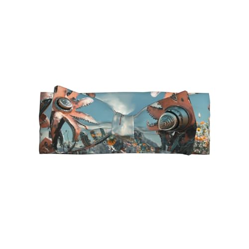 WZYWHJ Punk-Pflanzen-Bild mit Babyschleife und elastischem, weichem Haarschmuck für Neugeborene und Mädchen von WZYWHJ