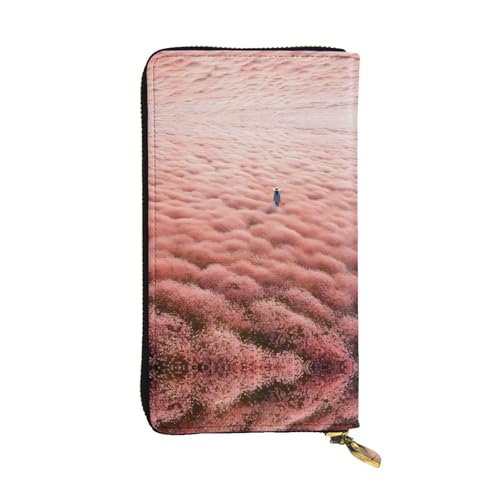 WZYWHJ Stilvolle Geldbörse aus Leder mit Blumenmeermotiv, lange Clutch für Damen, strapazierfähiges Material, 12 Kartenfächer, Reißverschlussfächer, Schwarz, Einheitsgröße, Schwarz , Einheitsgröße WZYWHJ Stilvolle Geldbörse aus Leder mit Blumenmeermotiv, lange Clutch für Damen, strapazierfähiges Material, 12 Kartenfächer, Reißverschlussfächer, Schwarz, Einheitsgröße, Schwarz , Einheitsgröße von WZYWHJ