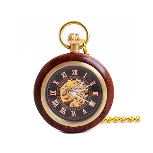 WZYYCV Herren Taschenuhr Manuelle Mechanische Taschenuhr, Kappenlose Vintage-taschenuhr, Metall-taschenuhr, Geeignet Mechanisch Taschenuhr von WZYYCV