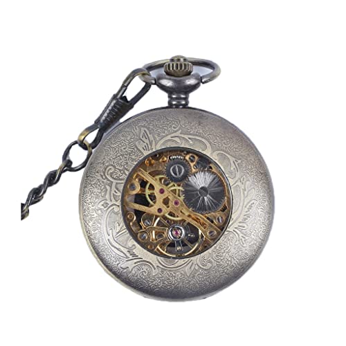 WZYYCV Herren Taschenuhr Taschenuhr Automatische mechanische Taschenuhr Klassische Taschenuhr Römische Taschenuhr Mechanisch Taschenuhr von WZYYCV