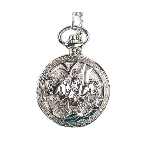 WZYYCV Herren Taschenuhr Taschenuhr Klassische Vintage Taschenuhr Automatik Mechanische Taschenuhr Klapptaschenuhr Mechanisch Taschenuhr von WZYYCV