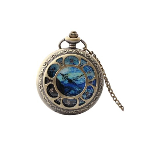 WZYYCV Herren Taschenuhr Taschenuhr Mechanische Taschenuhr Retro Taschenuhr Geeignet Für Weihnachten Und Geburtstag Mechanisch Taschenuhr von WZYYCV
