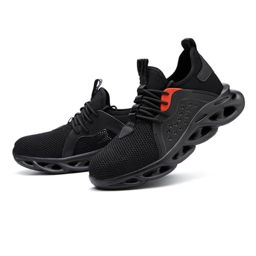 Safety Trainers Herren Steel Toe Cap Boots Wasserdicht Arbeitsschuhe Dämpfung Arbeitsturnschuhe Mode Anti-Smashing EU 36-48 von WaKsazlz