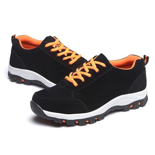 WaKsazlz Arbeitsschuhe Herren Leichte Sicherheitsschuhe Atmungsaktive rutschfeste Stahlkappenschuhe Bequeme Anti-Smashing Mode-Numeric_40 von WaKsazlz