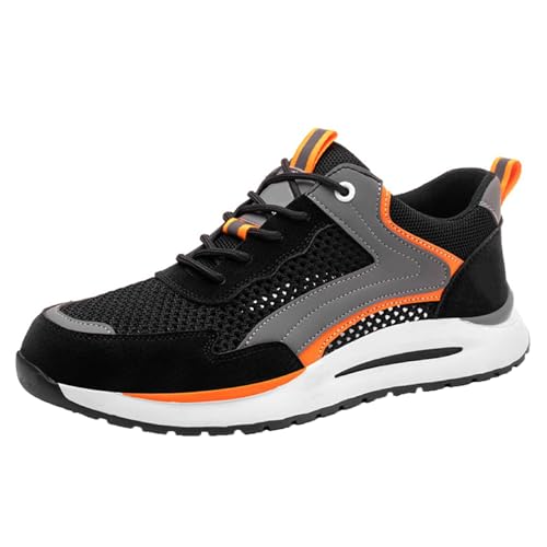 WaKsazlz Arbeitsschuhe Herren Sicherheitsschuhe Damen Leicht Sportlich Stahlkappenschuhe Atmungsaktiv mit Stahlkappe-Numeric_38 von WaKsazlz