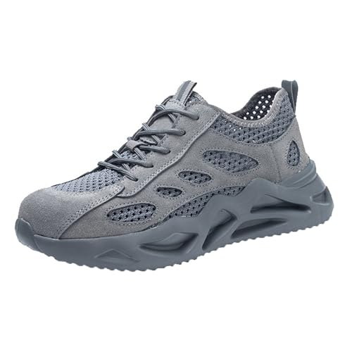 WaKsazlz Arbeitsschuhe Herren Sicherheitsschuhe Leichte Atmungsaktive Stahlkappenschuhe rutschfeste Anti-Smashing Mode-Numeric_40 WaKsazlz Arbeitsschuhe Herren Sicherheitsschuhe Leichte Atmungsaktive Stahlkappenschuhe rutschfeste Anti-Smashing Mode-Numeric_40 von WaKsazlz