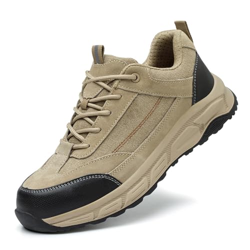 WaKsazlz Sicherheitsschuhe Arbeitsschuhe Herren Damen Leicht Stahlkappenschuhe Sportlich Schutzschuhe mit Stahlkappe Sneaker-Numeric_41 von WaKsazlz