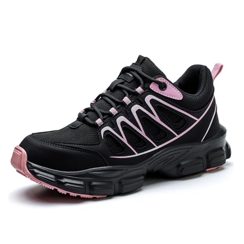 WaKsazlz Sicherheitsschuhe Damen Arbeitsschuhe Mode Arbeitsturnschuhe Leicht Stahlkappenschuhe Komfort -Numeric_41 von WaKsazlz
