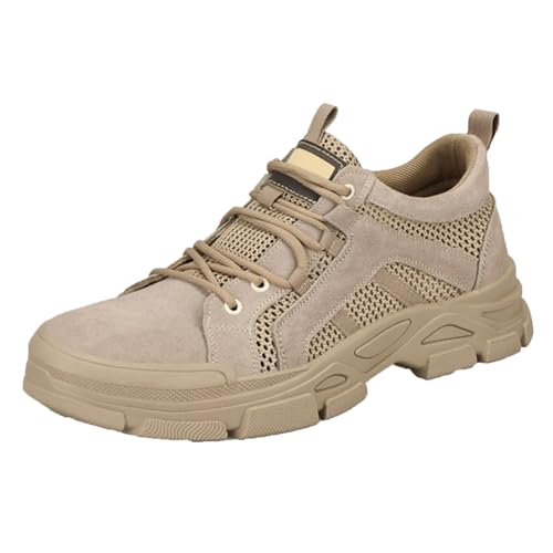 WaKsazlz Sicherheitsschuhe Herren Arbeitsschuhe Arbeitsturnschuhe Leicht Komfort Stahlkappenschuhe Mode Anti-Smashing -Numeric_41 von WaKsazlz