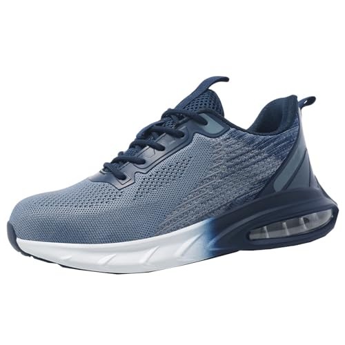 WaKsazlz Sicherheitsschuhe Herren Arbeitsschuhe Damen Leicht Stahlkappenschuhe rutschfeste Atmungsaktiv Sportlich Schutzschuhe -Numeric_38 von WaKsazlz