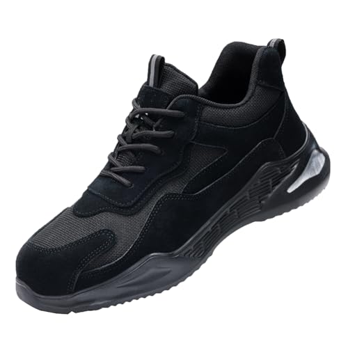 WaKsazlz Sicherheitsschuhe Herren Arbeitsschuhe Leicht Atmungsaktiv Stahlkappenschuhe Unisex Sneaker mit Stahlkappe Anti-Smashing Mode-Numeric_45 WaKsazlz Sicherheitsschuhe Herren Arbeitsschuhe Leicht Atmungsaktiv Stahlkappenschuhe Unisex Sneaker mit Stahlkappe Anti-Smashing Mode-Numeric_45 von WaKsazlz
