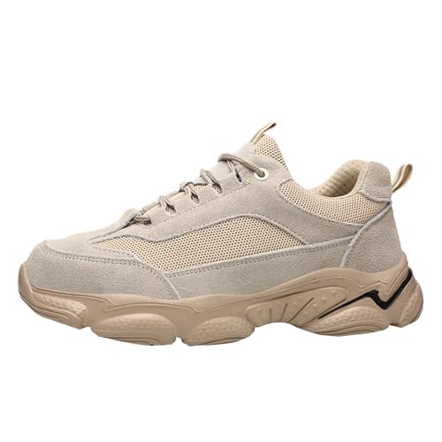 WaKsazlz Sicherheitsschuhe Herren Leicht Arbeitsschuhe Damen Stahlkappe Sportlich Sneakers Stahlkappenschuhe rutschfest -Numeric_42 von WaKsazlz