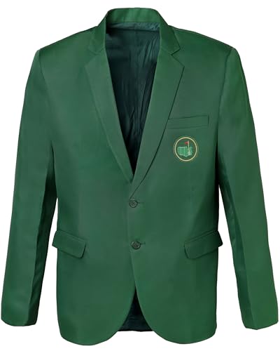 Waabastaa Herren Master Golf Turnier Grüner Blazer Mantel Jacke | Grüner Sportmantel | Grüner Golfblazer | Master Green Jacke, Grün, L Waabastaa Herren Master Golf Turnier Grüner Blazer Mantel Jacke | Grüner Sportmantel | Grüner Golfblazer | Master Green Jacke, Grün, L von Waabastaa