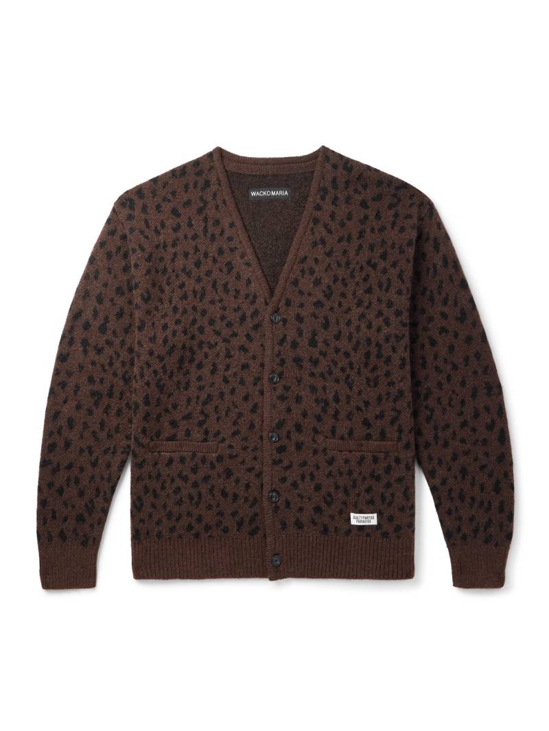 Wacko Maria - Leopard-Print Woven Cardigan - Men - Animal print - L von Wacko Maria