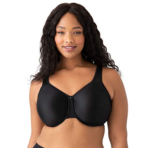 Wacoal Damen Vollfigur Basic Beauty Bügel BH, schwarz, 95H von Wacoal