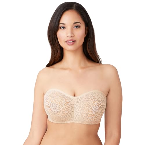 Wacoal Damen Halo Trägerloser BH, Undurchsichtige, Sand, 70C von Wacoal