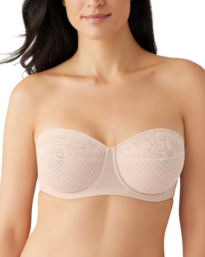 Wacoal Damen Visual Effects Minimizer Geformter BH, Durchsichtig, Sand, 75C von Wacoal