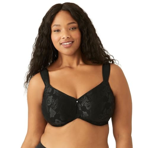 Wacoal Damen Awareness Eness Bügel-BH Blickdicht, Schwarz, 90G von Wacoal