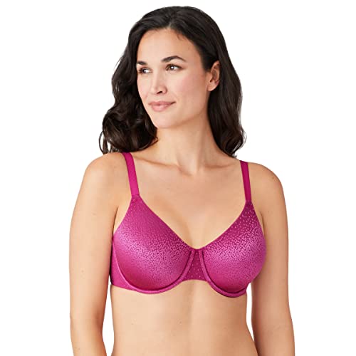 Wacoal Damen Back Appeal Seamless Unlined Underwire Bra BH mit voller Abdeckung, Undurchsichtige, Festival Fuchsi, 85FF von Wacoal