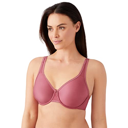 Wacoal Damen Full Figure Basic Beauty Bügel BH mit voller Abdeckung, Rosenwein, 85D von Wacoal