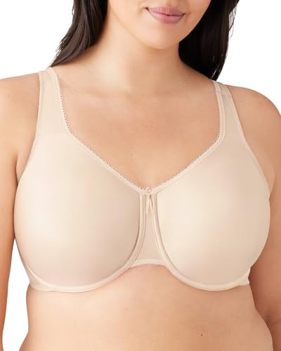 Wacoal Damen Basic Beauty Ungefütterter Vollfigur-bügel BH, Undurchsichtige, Beige (Nude), 90G von Wacoal