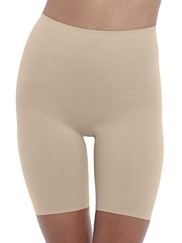 Wacoal Damen Beyond Naked Cotton Thigh Shaper Oberschenkelformwäsche, Sand, X-Groß von Wacoal