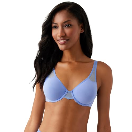 Wacoal Damen Body by 2.0 Ungefütterter Nahtloser Bügel BH, Blaue Hortensie, 90D von Wacoal