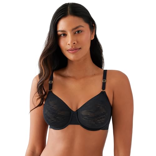 Wacoal Damen Bügel-BH mit hohem Profil, Schwarz, 80G von Wacoal