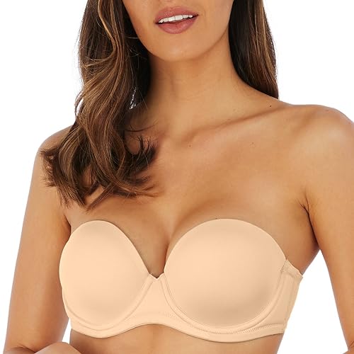 Wacoal Damen Bustier Red Carpet Strapless Wire Bra, Beige - Beige (Nude), 70C von Wacoal