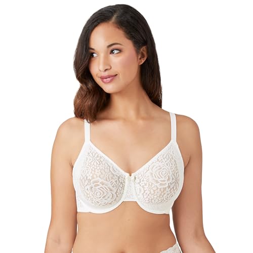 Wacoal Damen Halo Lace Unlined Bügel-BH, Elfenbein, 75E von Wacoal