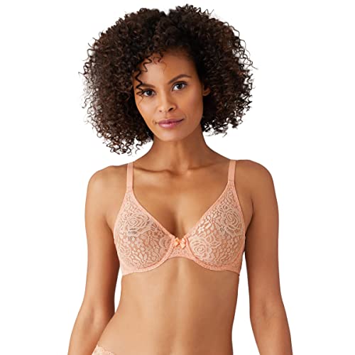 Wacoal Damen Halo Lace Bügel-BH, Fast Apricot, 85DD von Wacoal