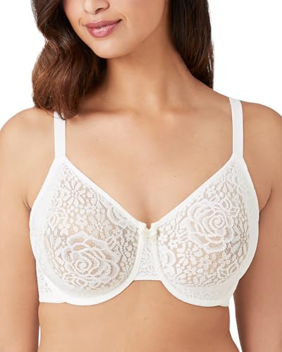 Wacoal Damen Halo Lace Unlined Convertible Bügel-BH, Elfenbein, 85C von Wacoal