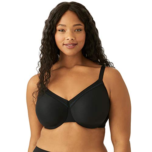 Wacoal Damen Perfect Primer Underwire Bra Demi BH, schwarz, 80F von Wacoal