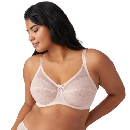 Wacoal Damen Retro Chic Full Figure Bügel BH mit voller Abdeckung, Rosenstaub, 90G von Wacoal